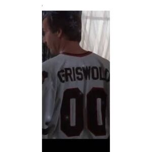 NWT Lampoons Griswold Moose Christmas Hockey Jersey Men's Large